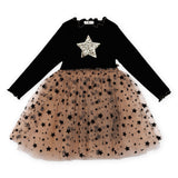 Petite Hailey Mia l/s Tutu Dress ~ Black