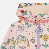Stella McCartney Baby Girl Printed Hooded Jacket ~ Pink Multi