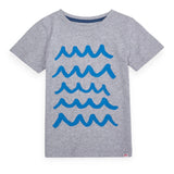 Appaman Boys s/s Tee ~ Waves/Heather Mist