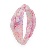 Bari Lynn Sequin Heart Knot Headband