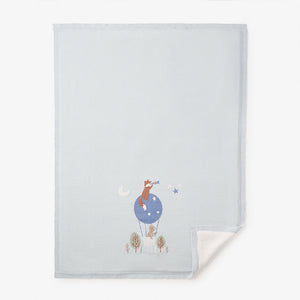 Elegant Baby Knit Fur Back Blanket ~ Magical Adventure