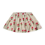 Babyface Girls Printed Top & Skirt Set ~ Flowers/Off-White