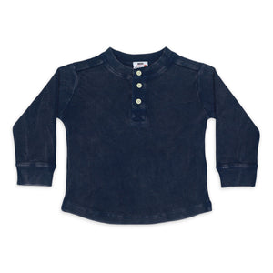 Mish Enzyme Thermal l/s Henley ~ Navy