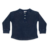 Mish Enzyme Thermal l/s Henley ~ Navy