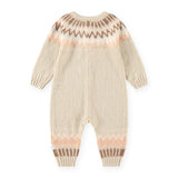 Molo Baby Frej Knit Romper ~ Petal Blush