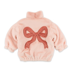 Oh Baby! Coquette Bows Applique Jacket ~ Light Pink