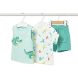 Mayoral Baby Boy Tee, Tank & Shorts 3pc Set ~ Turquoise