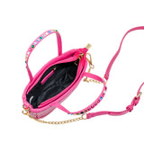 Tiny Treats Quilted Rhinestone Tote Bag