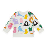 Stella McCartney Baby Cats Sweatshirt & Shorts Set ~ White