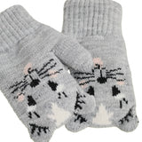 Molo Baby Kenau Mittens ~ Grey Melange