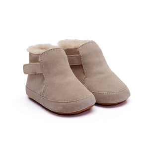Old Soles Apres Bub Fur Lined Bootie ~ Sand Suede