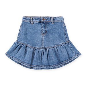 Molo Bridget Denim Skirt 7-12 ~ Washed Vintage