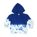 Mish Baby Tie Dye Pullover Hoodie ~ Cobalt