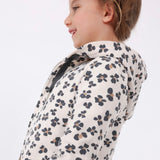 Mayoral Girls Zip Hoodie & Pants 3pc Set ~ Tan/Black