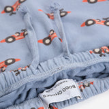 Bobo Choses Baby Race Car Print Sweatshirt & Joggers Set ~ Light Blue