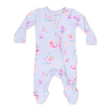 Angel Dear 2 Way Zipper Ruffle Back Footie ~ Mermaid Princesses