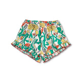 Bobo Choses Baby Color Herbalist Woven Blouse & Ruffled Shorts Set ~ Multi