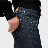 Molo Asta Denim Pants 7-12 ~ Rhinestone Raw