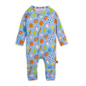 Magnetic Me Modal Convertible Romper ~ All Over Sports