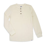 Appaman Boys Craftsman Thermal Henley ~ Winter White