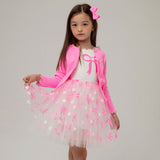 Petite Hailey Bow Tutu Dress ~ Pink