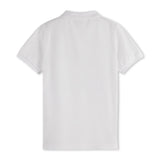 Scotch & Soda Boys Garment-Dyed Pique Polo ~ Bright White