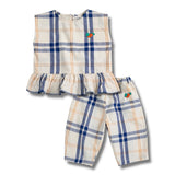 Bobo Choses Baby Fun Tartan Woven Blouse & Pants Set ~ Multi