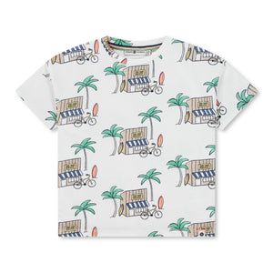 Babyface Boys Surf Shop Print s/s T-Shirt ~ Cloud