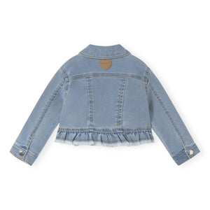 Mayoral Baby Girl Denim Jacket ~ Light Wash