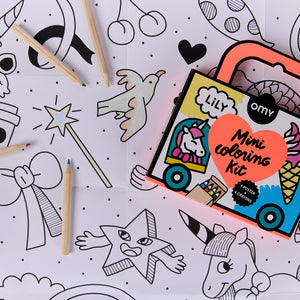 Omy Mini Pocket Coloring Book ~ Unicorn