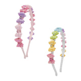 Bari Lynn Bow Charms w/ Crystals Thin Headband