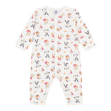 Petit Bateau Parisian Animal Print Romper ~ White Multi