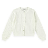 Molo Gillian Knit Cardigan ~ Crisp White