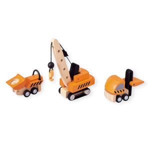 PlanToys Construction Vehicles Set