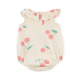 Oh Baby! Cherries Bella Bubble Onesie ~ Milk