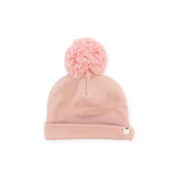 Oh Baby! Pom Hat ~ Dusty Pink