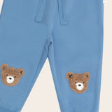 Huxbaby Furry Hux Sweatshirt & Hux Track Pants Set ~ Bright Blue