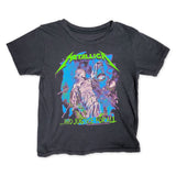 Rowdy Sprout Metallica Justice s/s T-shirt ~ Washed Black