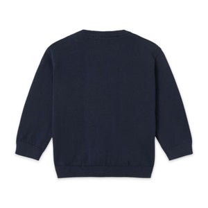 Mayoral Baby Boy Basic Knit Crewneck Sweater ~ Blue