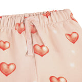 Molo Baby Disc Sweatshirt & Simeon Sweatpants Set ~ Airbrush Hearts