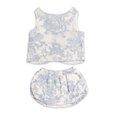 Petite Hailey Baby Benjamin Coco Tank & Bloomer Set ~ Blue Toile