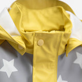 7am Rainwear Rain Jacket ~ Stars Yellow