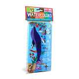 eeBoo In the Sea 12 Watercolors Tin