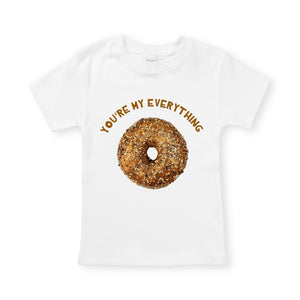 Spunky Stork You're My Everything Bagel Baby Tee