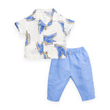 Play Up Baby Printed Woven Shirt & Woven Pants Set ~ Watermelons/Cornflower