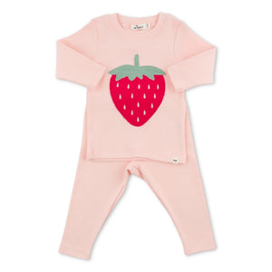 Oh Baby! Strawberry 2pc Set ~ Pale Pink