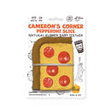 PiccoliNY Cameron’s Corner Pepperoni Slice Baby Teether