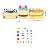 Djeco Cakes & Sweets Collage Craft Kit