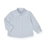 Mayoral Baby Boy Striped l/s Linen Shirt ~ Light Blue