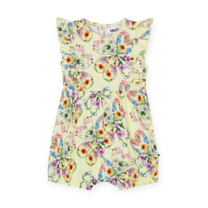 Molo Baby Felicia Short Romper ~ Flower Love